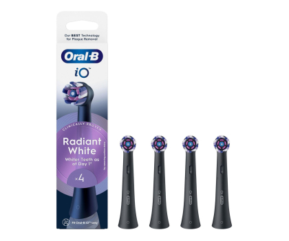 Końcówka do szczoteczek i irygatorów Oral-B Końcówka do szczoteczki iO Radiant White EB4 (czarny)